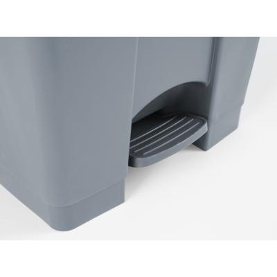 Nádoba na odpadky s pedálem, AmerBox, 68L, Světle šedá, 490x410x(H)660mm | 691151